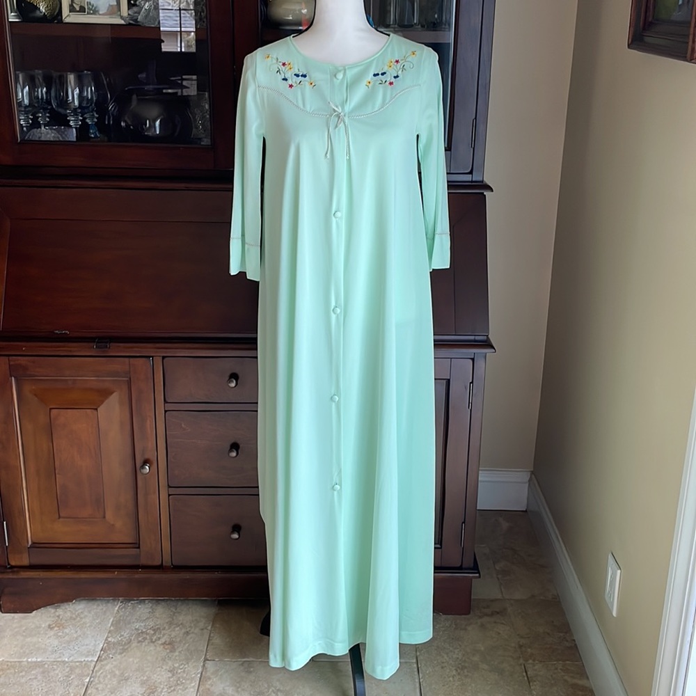 Lorraine 70’s Vintage Nightgown Robe Set XS - Picture 10 of 16